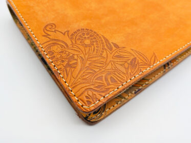 【革製品のOEM】刻印 長財布 イタリアンレザー