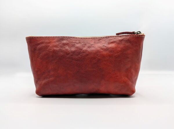革製品のOEM】シュリンクレザーを使用したポーチ | 革製品製作・製造の