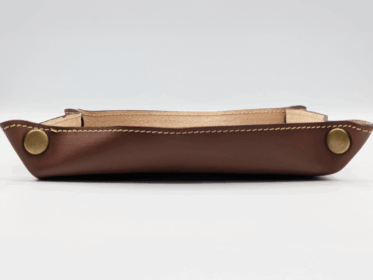 【革製品のOEM】革 トレイ