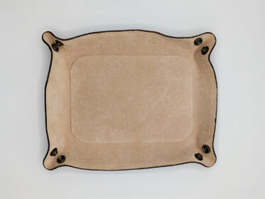【革製品のOEM】革 トレイ