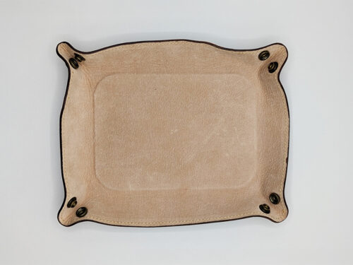 【革製品のOEM】革 トレイ